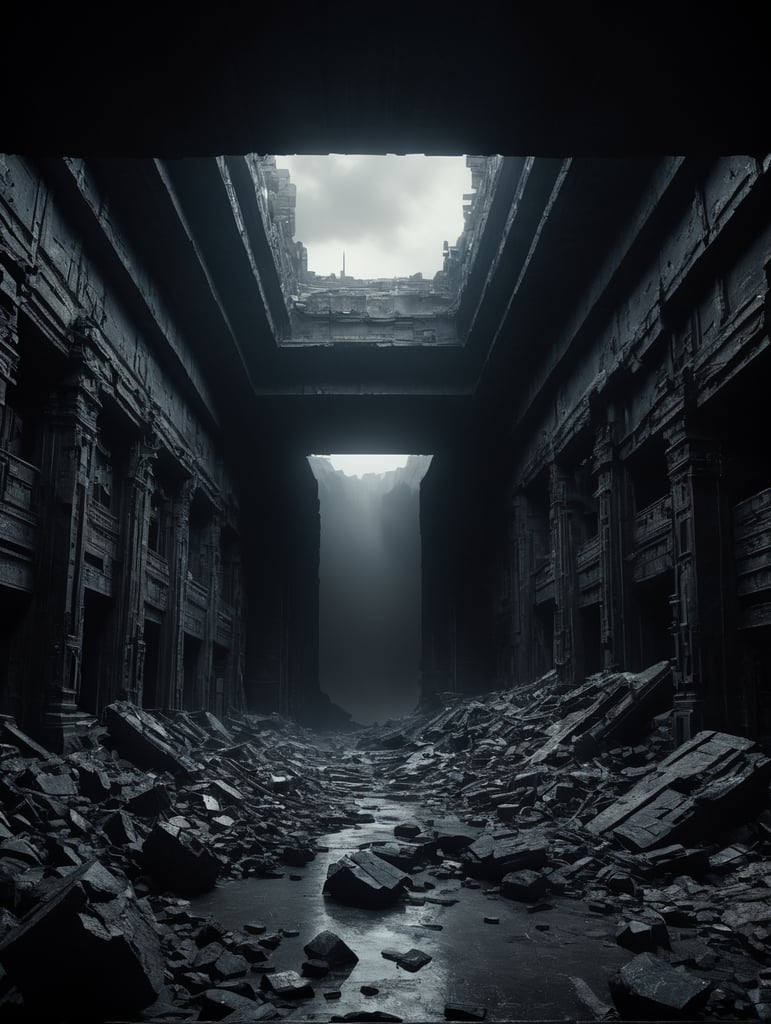 Generate a broken iphone, sci-fi, daramatic