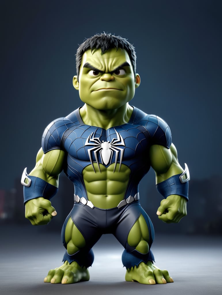 hulk in the spider man suit