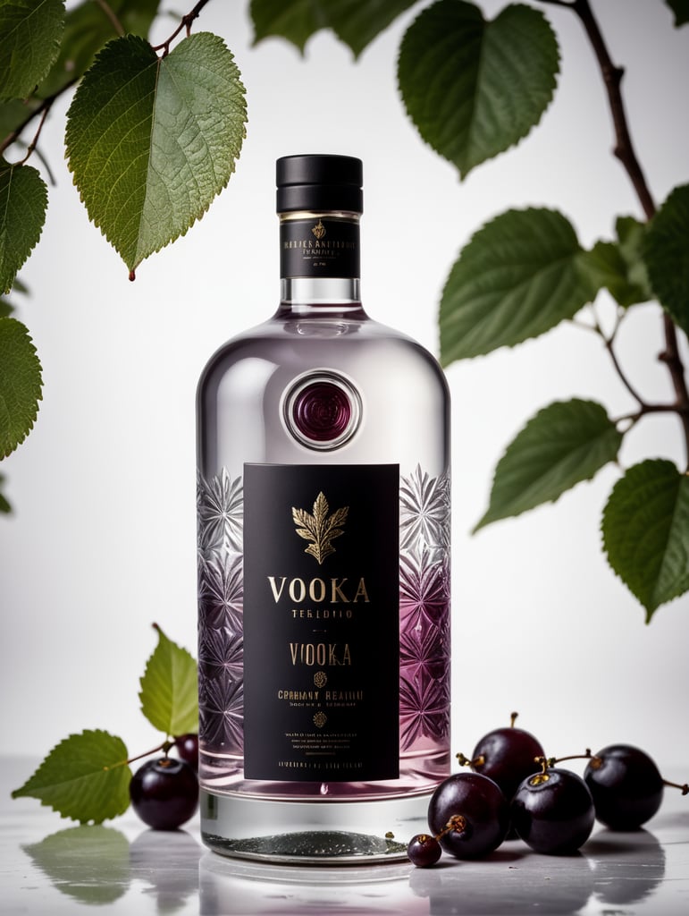 Premium Free ai Images | packaging and branding for vodka brand as if ...