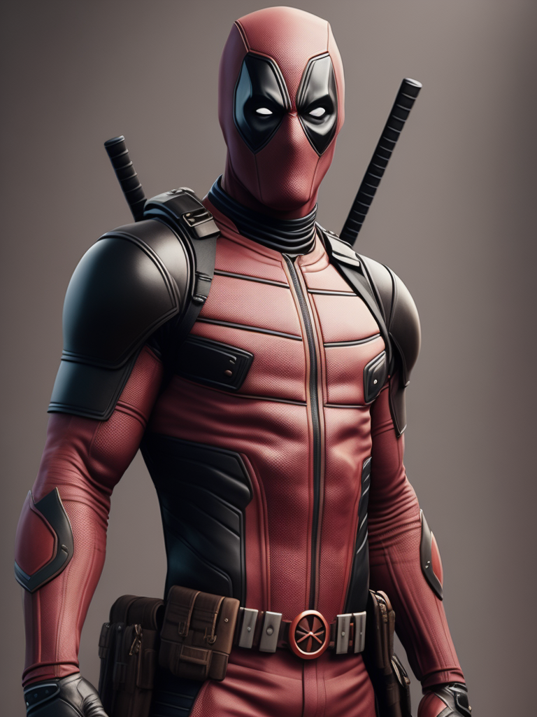 Deadpool in a pink suit