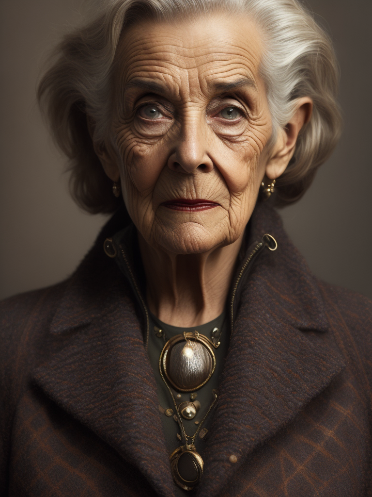 Old women, style of Earle Bergey