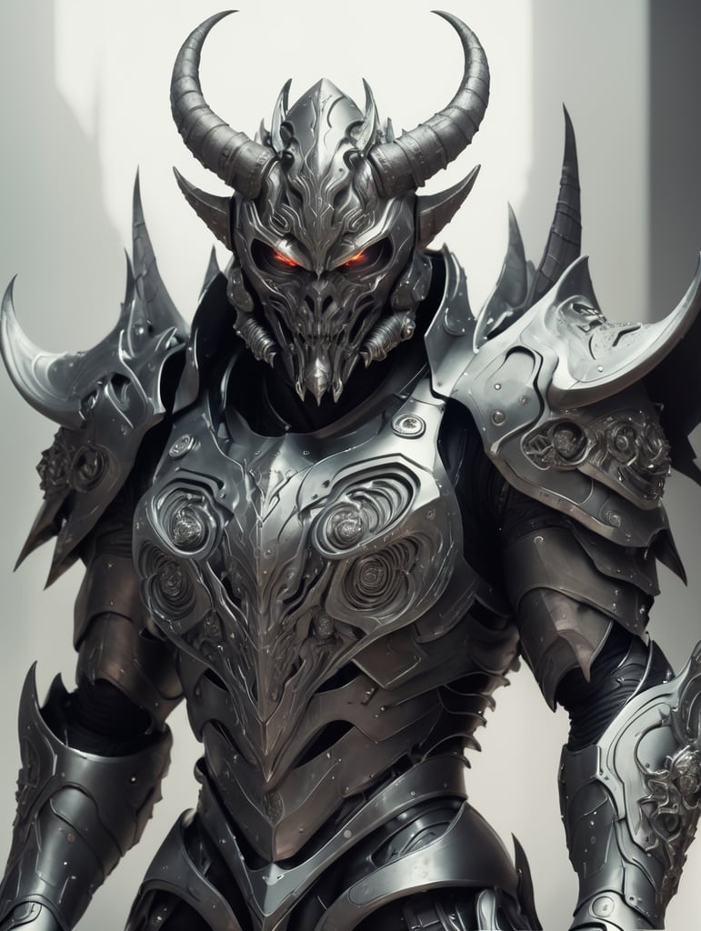 Démon en armure futuriste