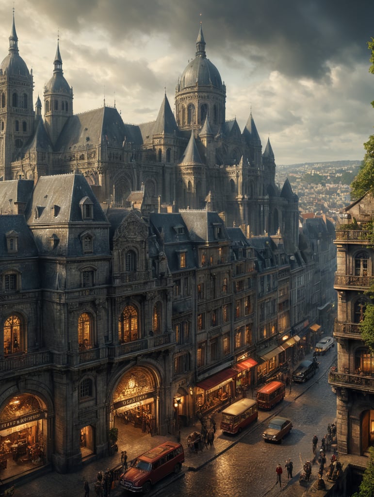 Vintage poster of Nantes