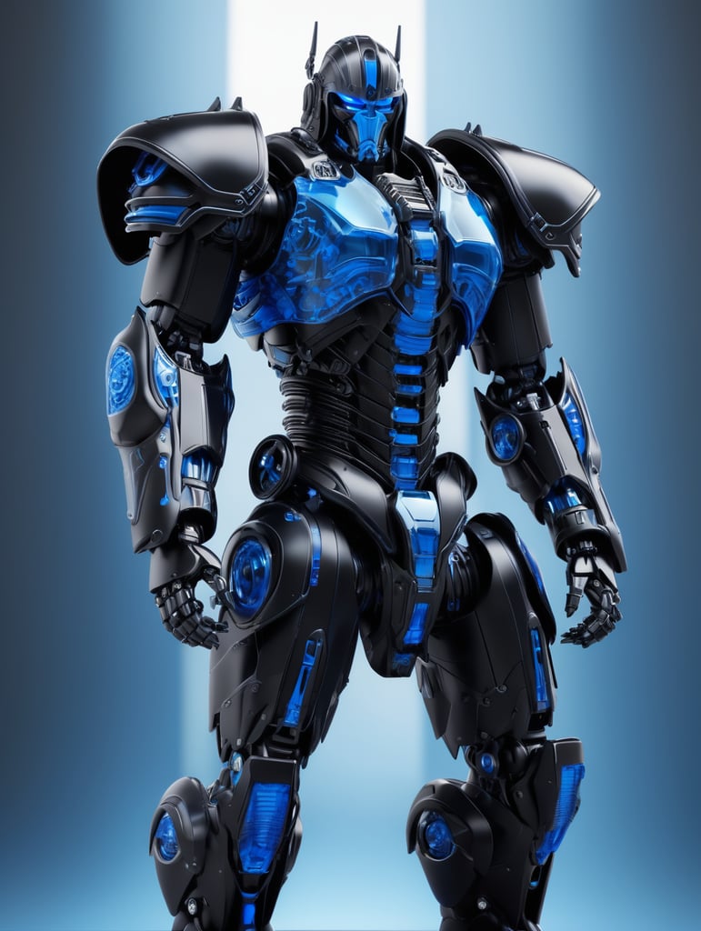 Premium Free ai Images | Sleek Mecha Sith: Armored Elegance