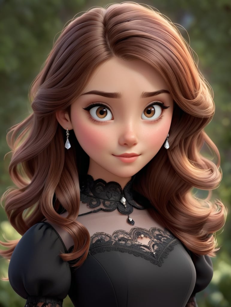 русые волосы кончики розовые,прямые волосы, серые глаза, в красивом черном платье, мне 21 год