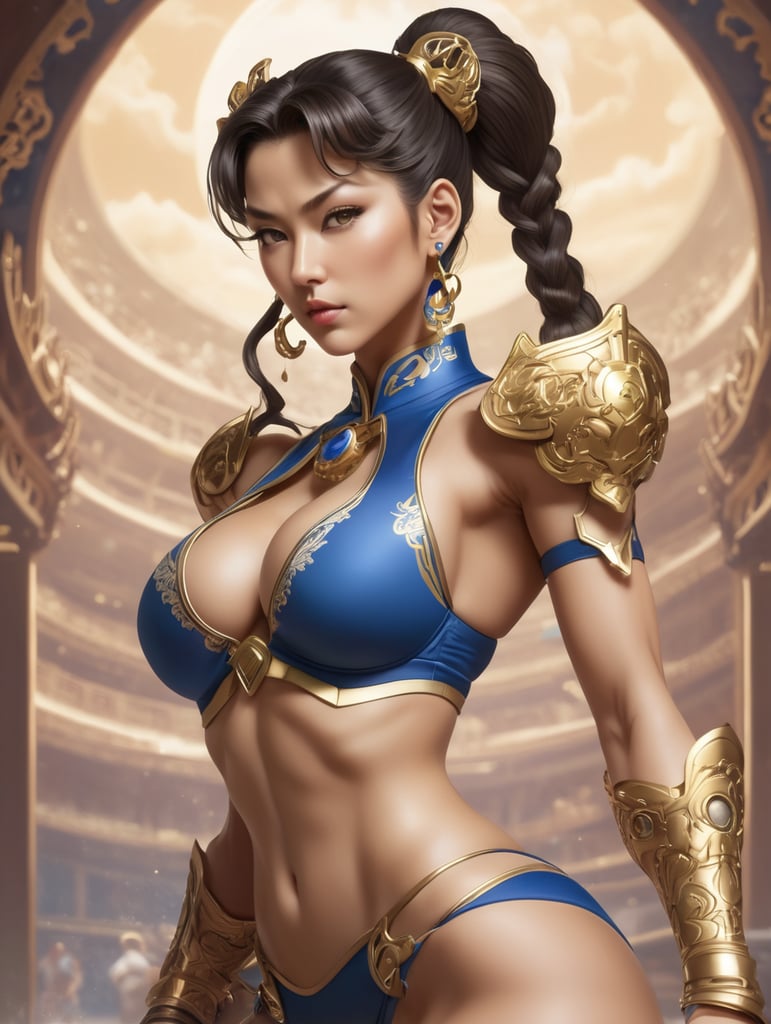 Chun li con microbikini