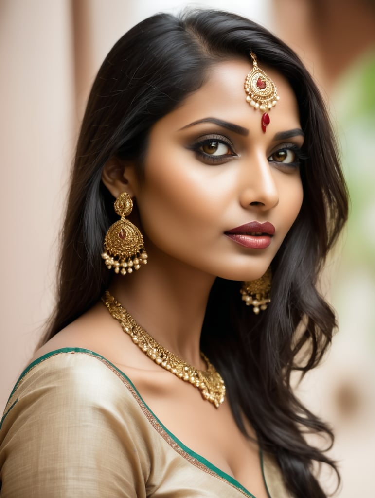 Indian lady seducing