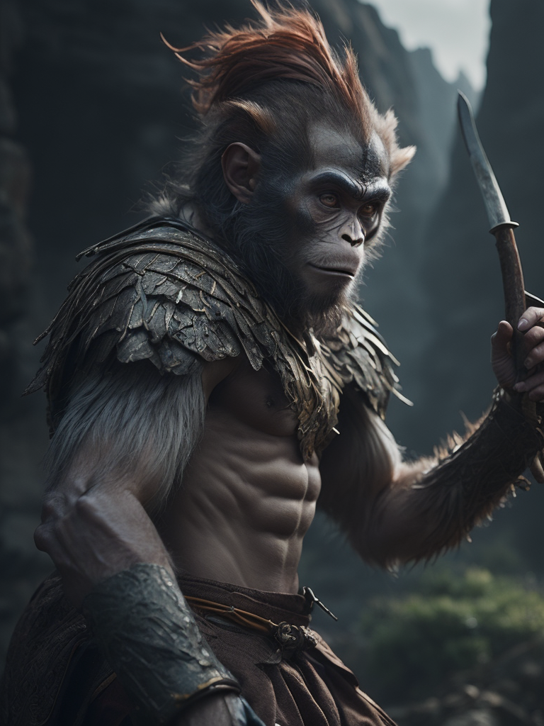 monkey king wukong, action