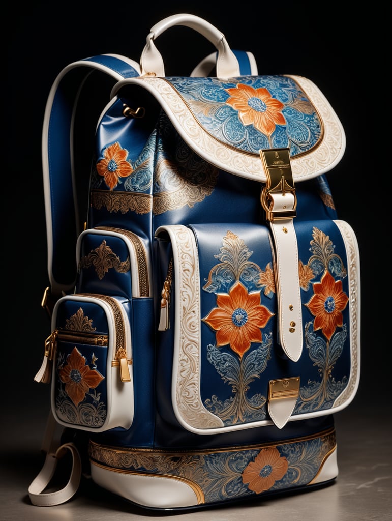 Backpack porcelaine mockup