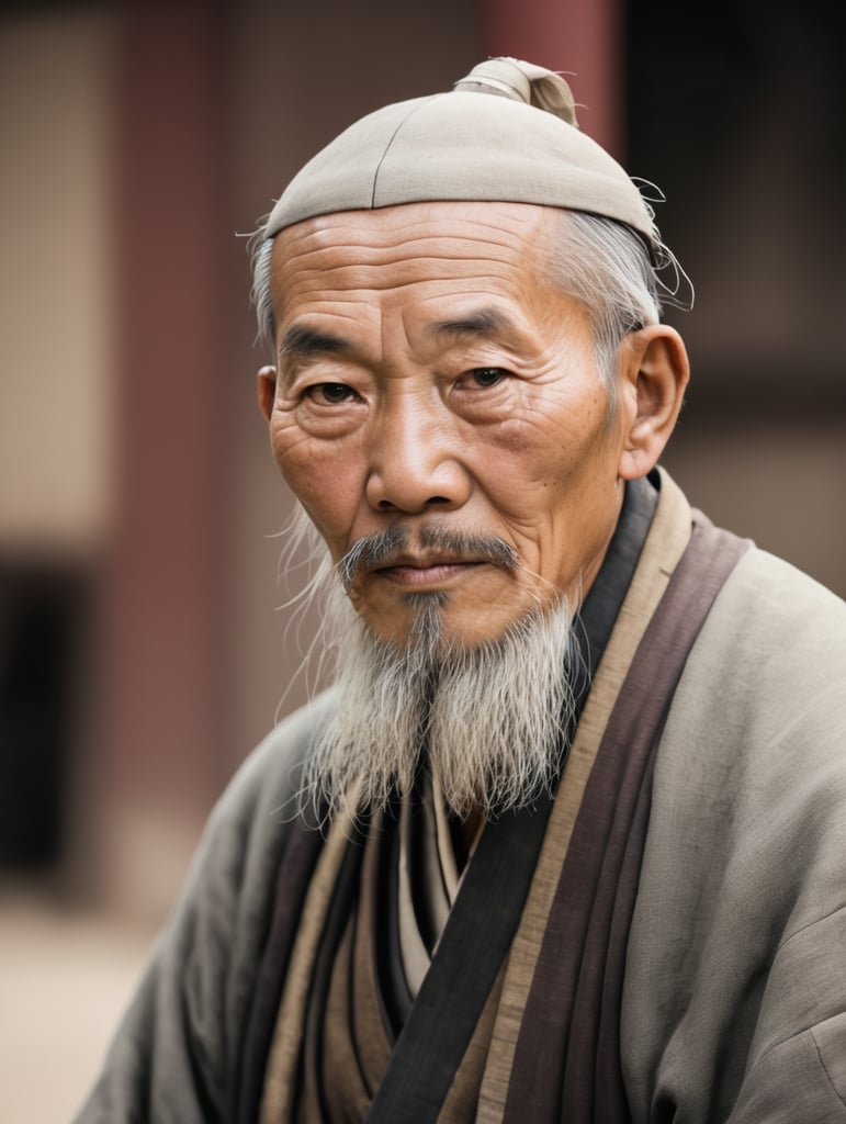 Biblical old Chinese man