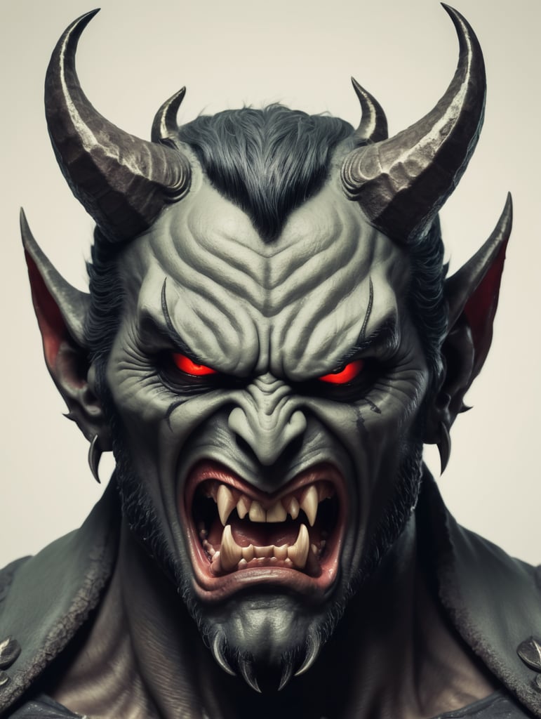 Devil angry