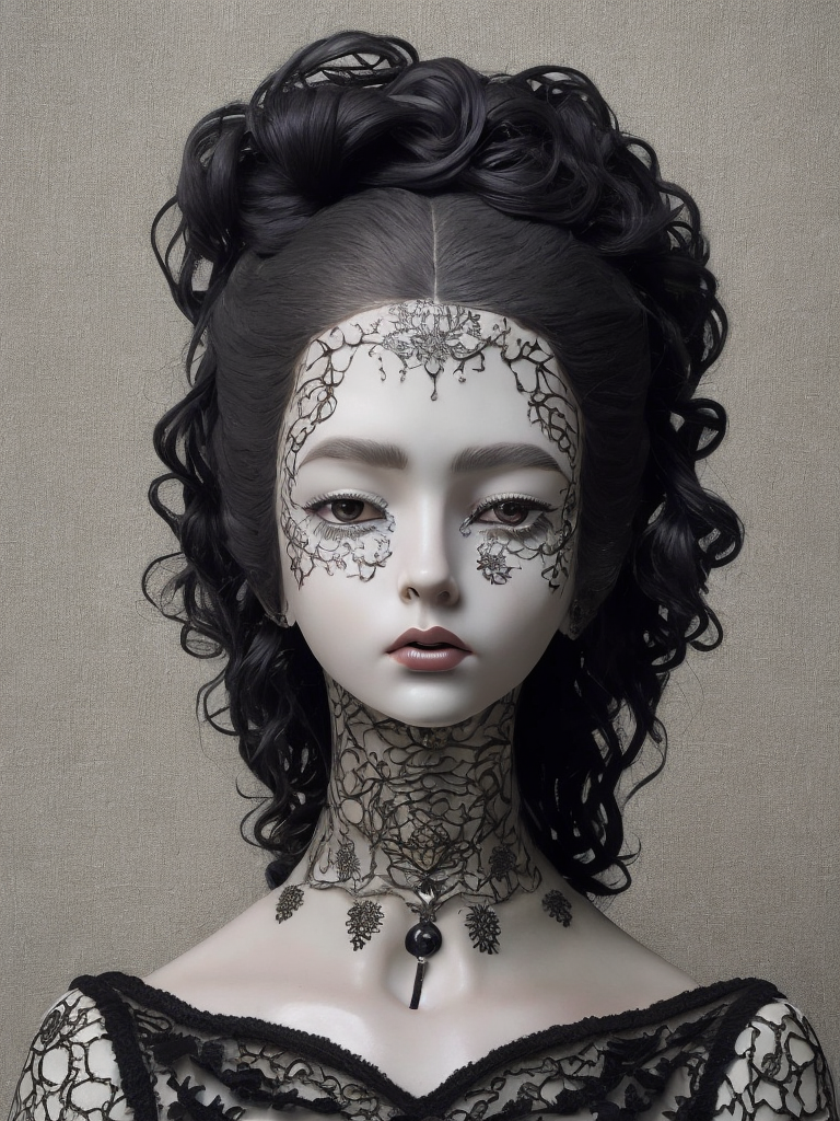 Premium Free ai Images quay brothers style victorian porcelain dolls