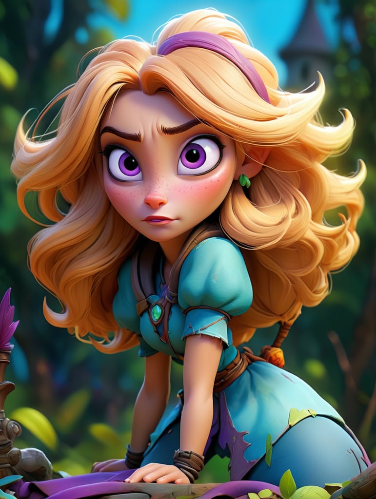 Portrait of Sylvanas Windrunner, vivid colors, wide angle, super highly detailed, professional digital painting, concept art,