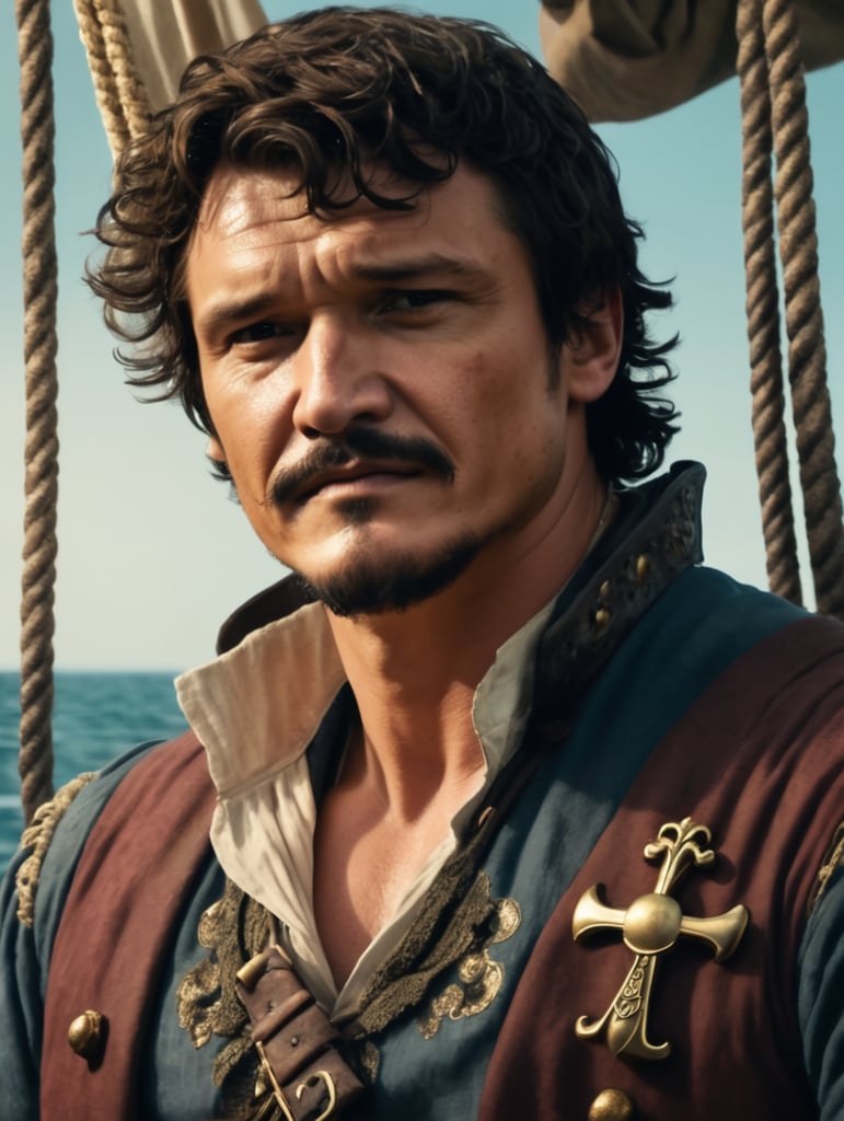 Pedro Pascal as a pirate