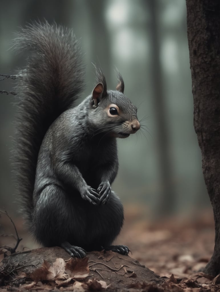 Evil Squirrel of Death Dark Fantasy