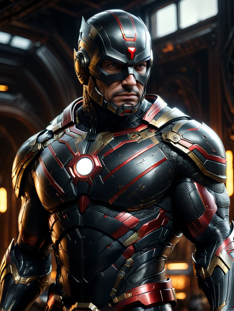 Futuraeestic super hero