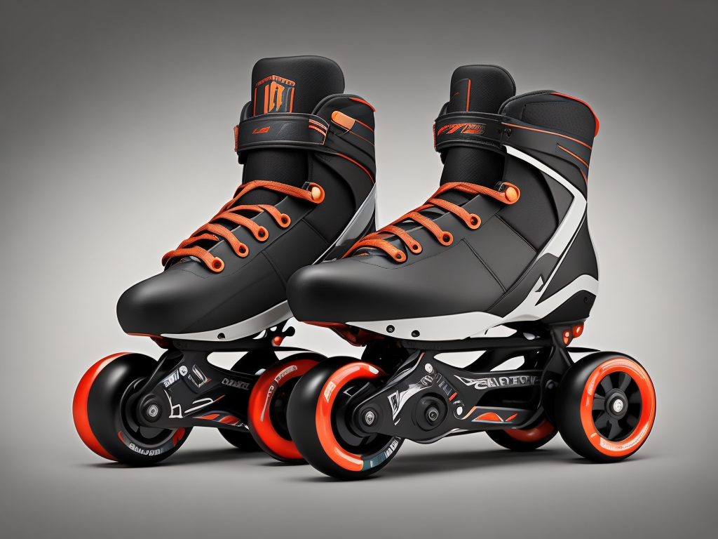 roller blades with four rollers