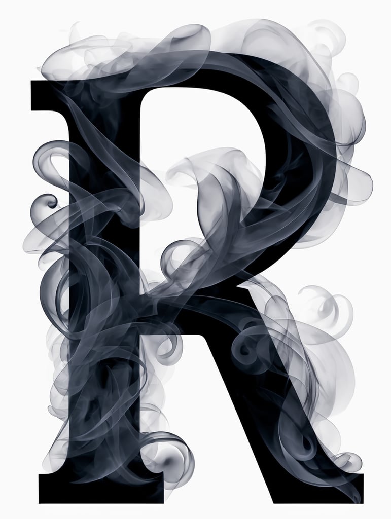 smokey letters, R