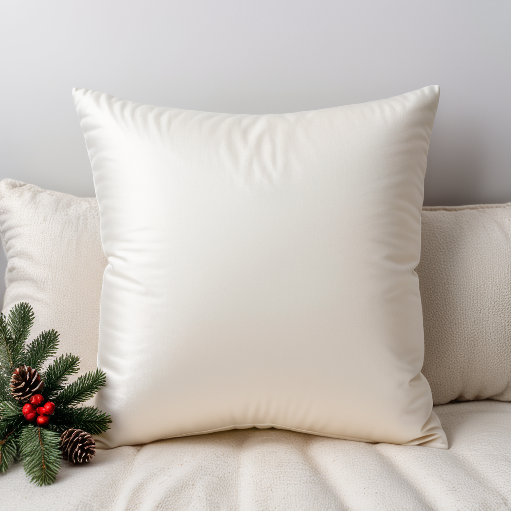 Christmas white kids pillow