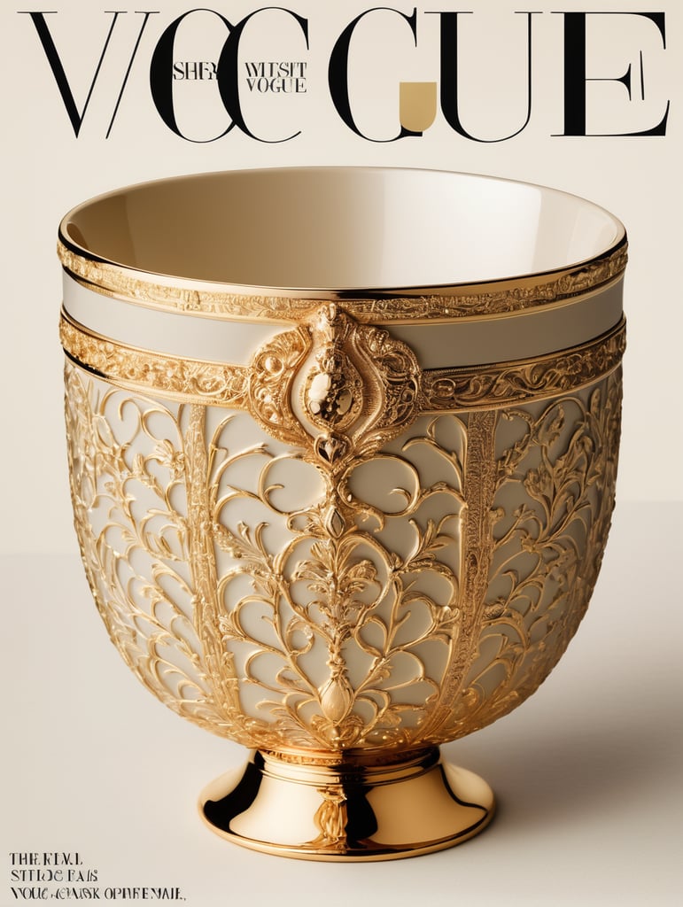 Golden Grail Cup on the cover of Vogue