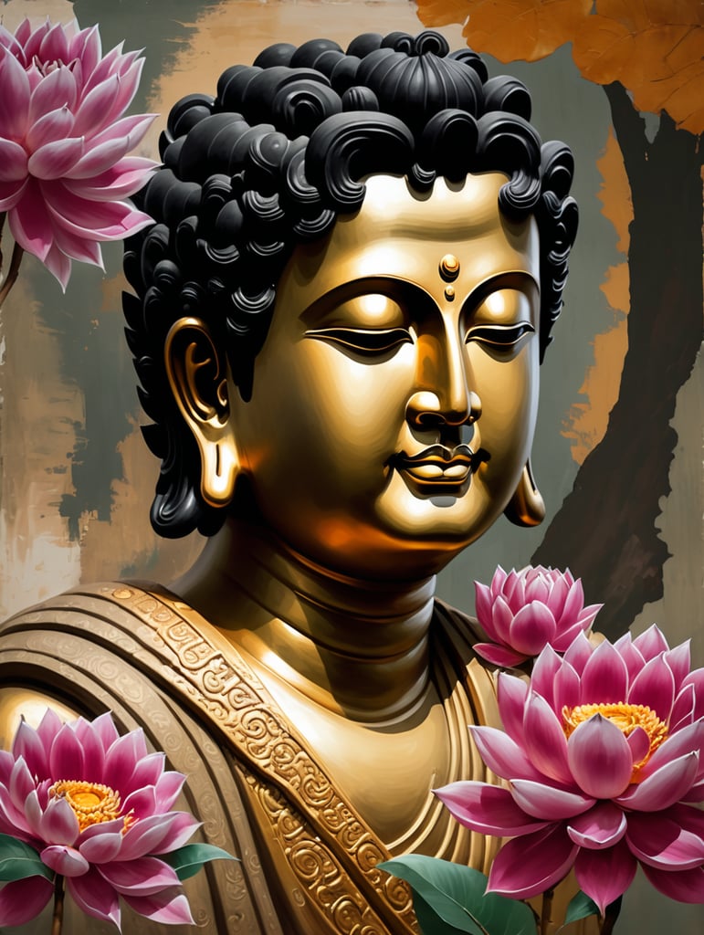 buddha artistic painting