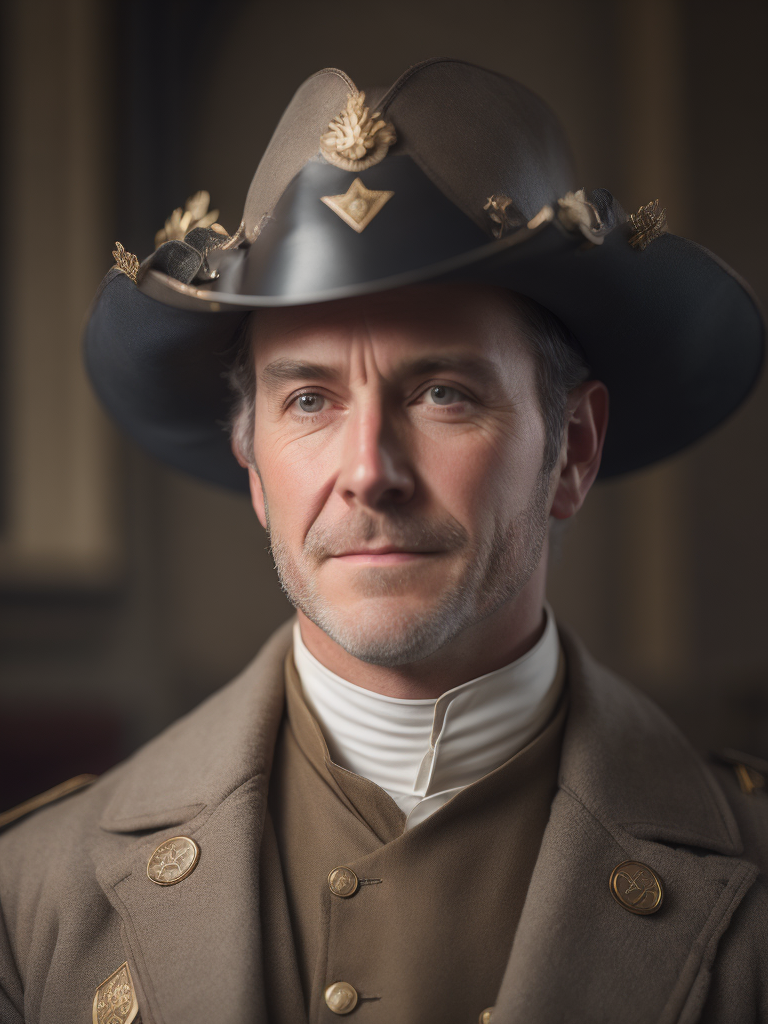 Jay Hennick of Colliers portrayed as a WAr General in the 1700’s