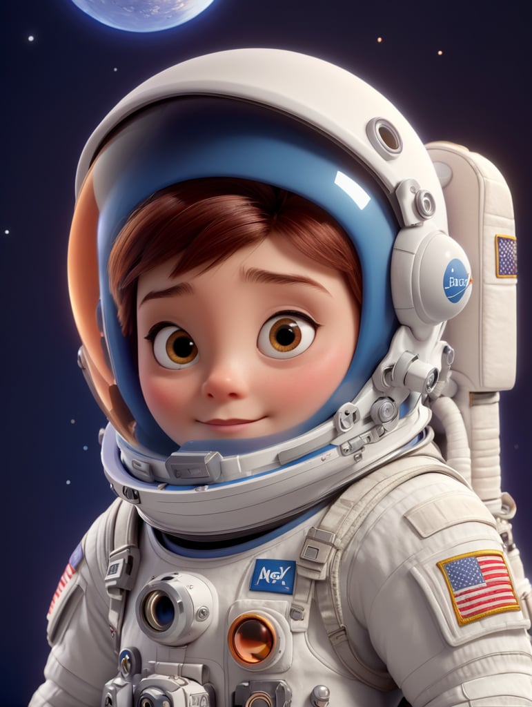 astronaut portrait