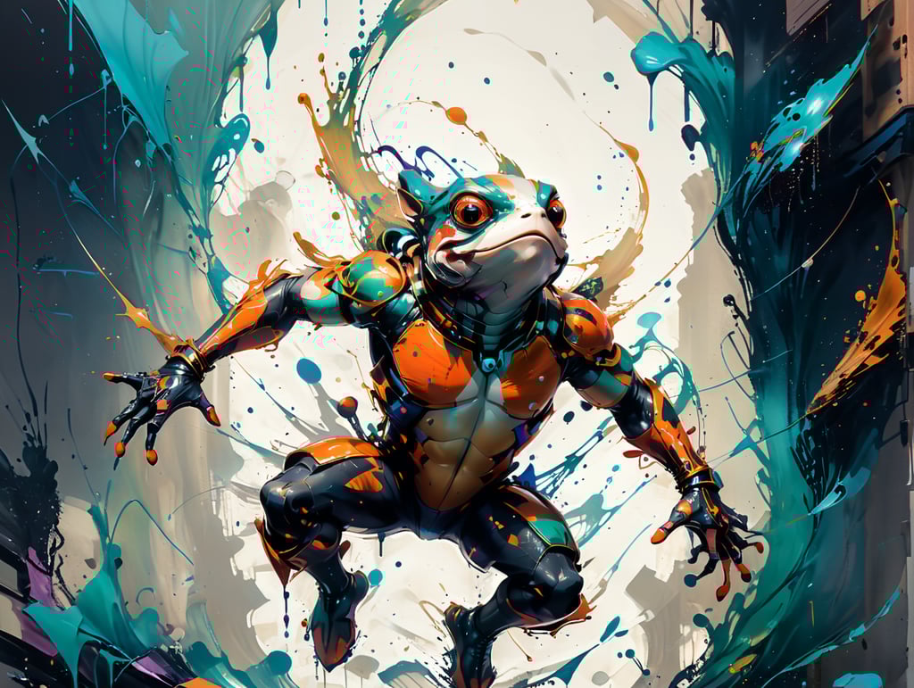 harlequin frog shooting