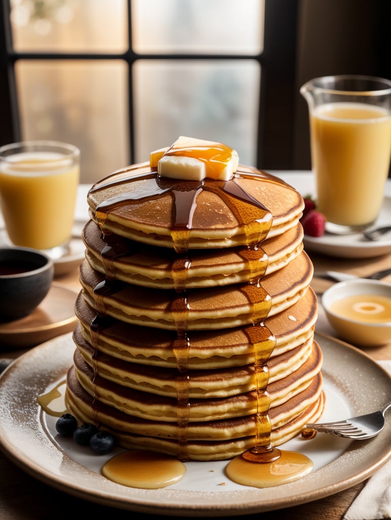 A stack of pancakes on the cover of Vogue