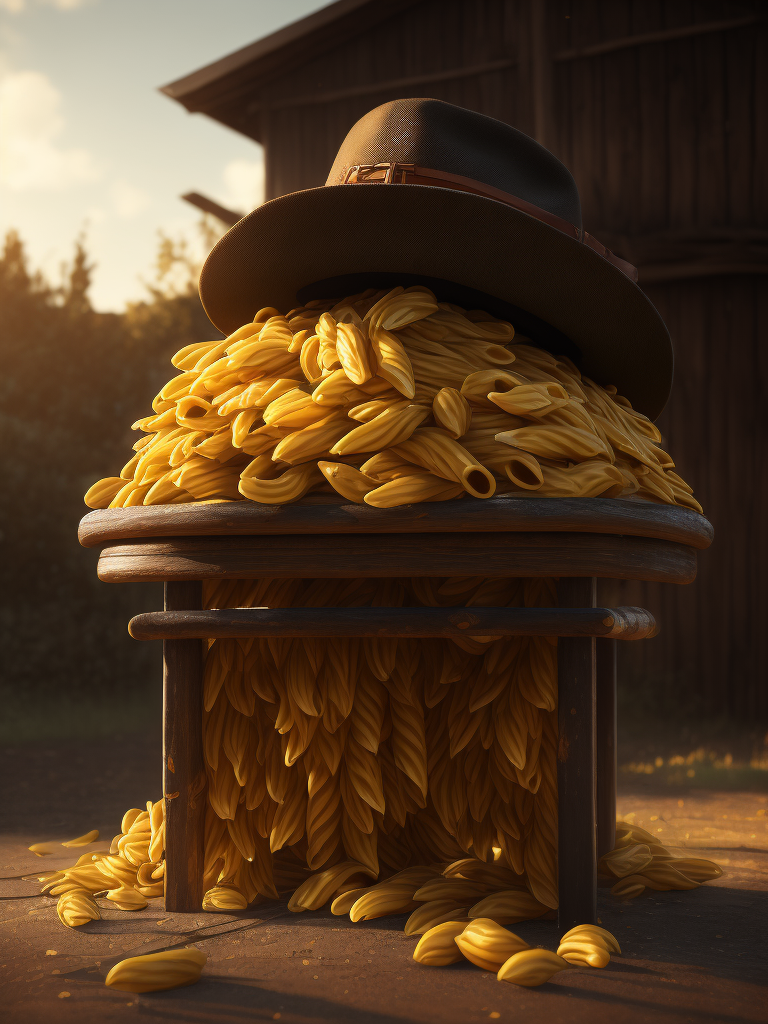 italian pasta harvests man hat western farm