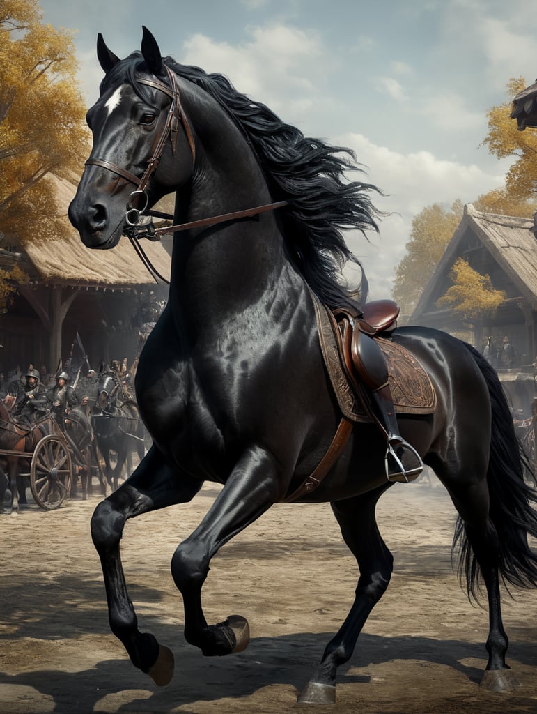 quiero un caballo negro