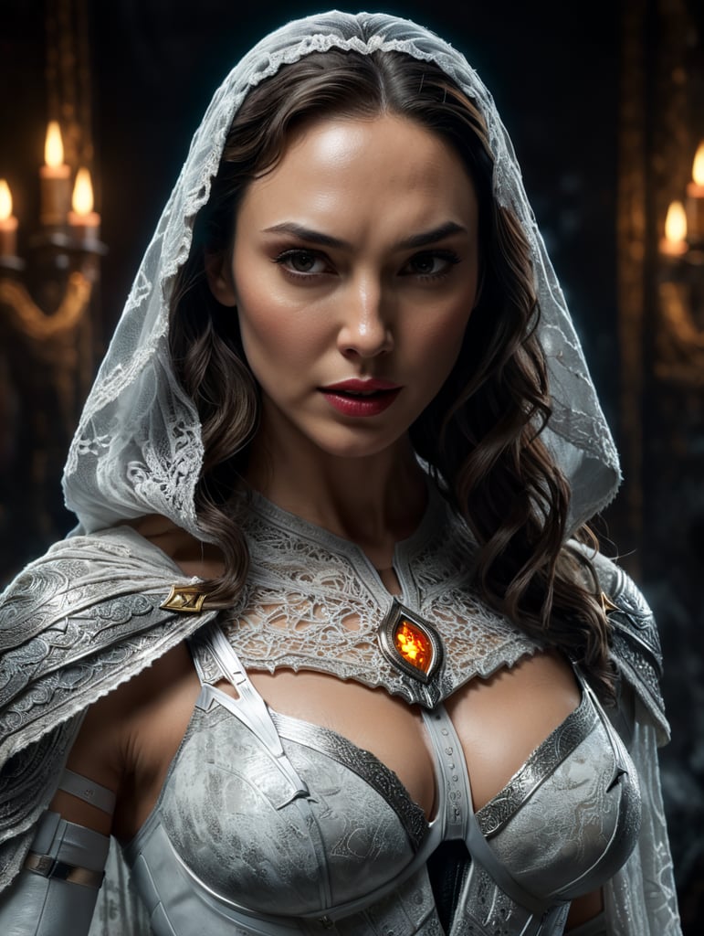 Gal Gadot as a Ghost. Halloween Costume