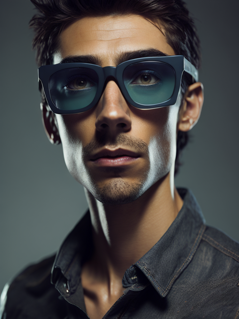 cartoon character with (((sunglasses)))