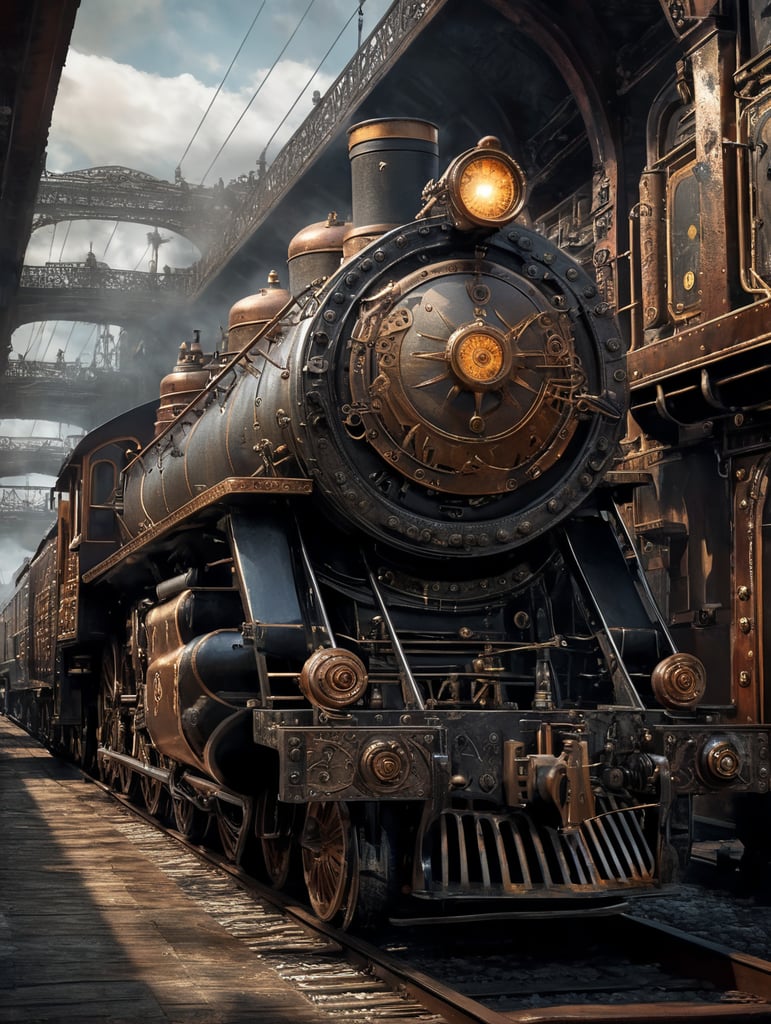 locomotive steampunk