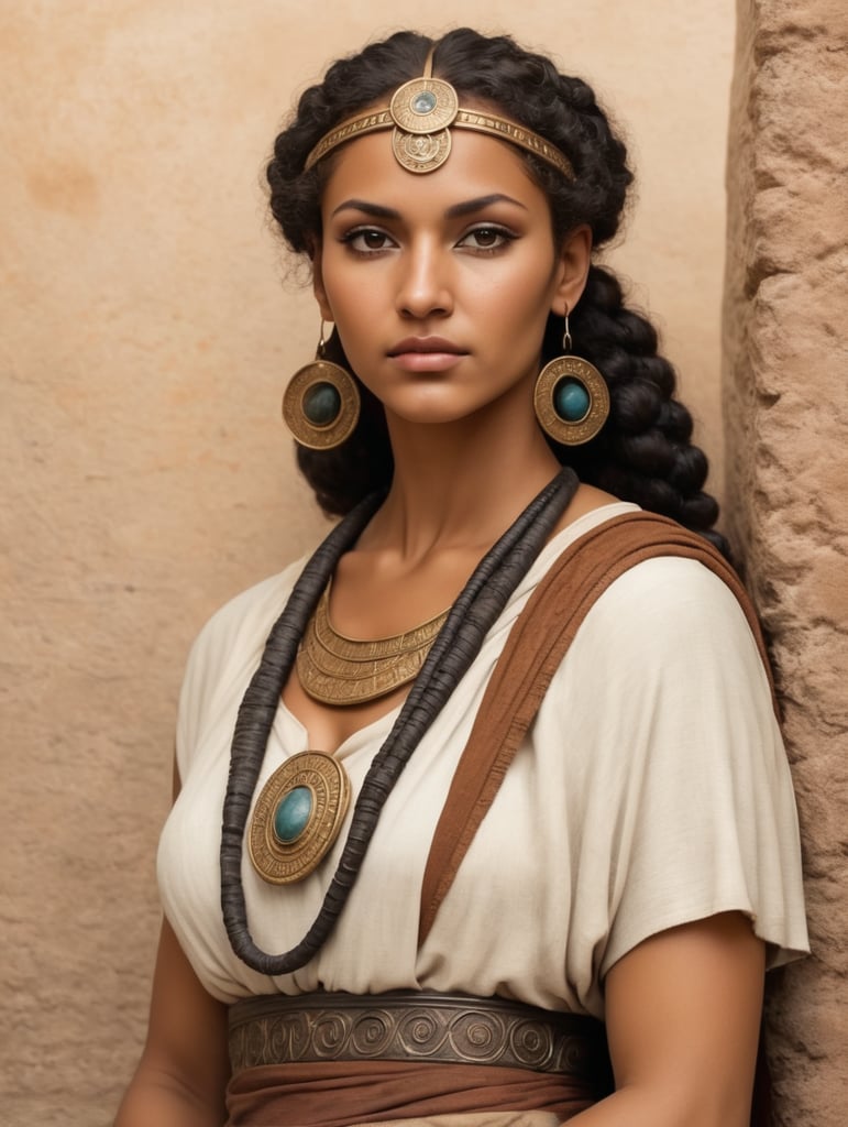 Adult ancient women of Mixed Etruscan Roman Half Ancient Greek decent mixed women