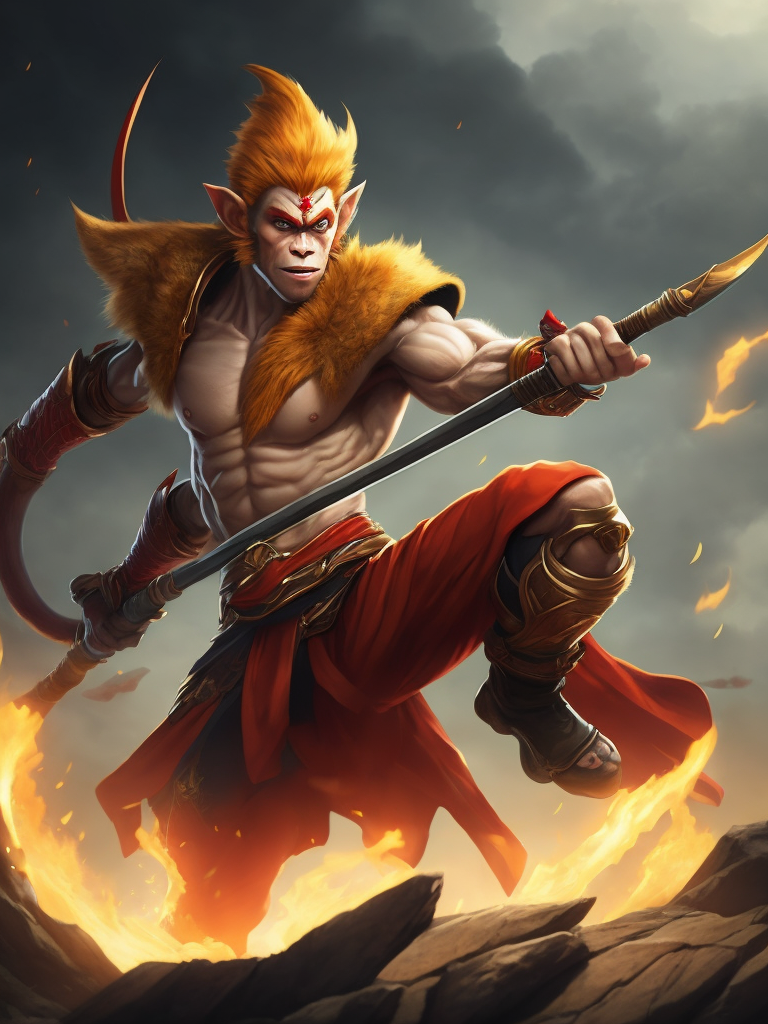 monkey king wukong, action
