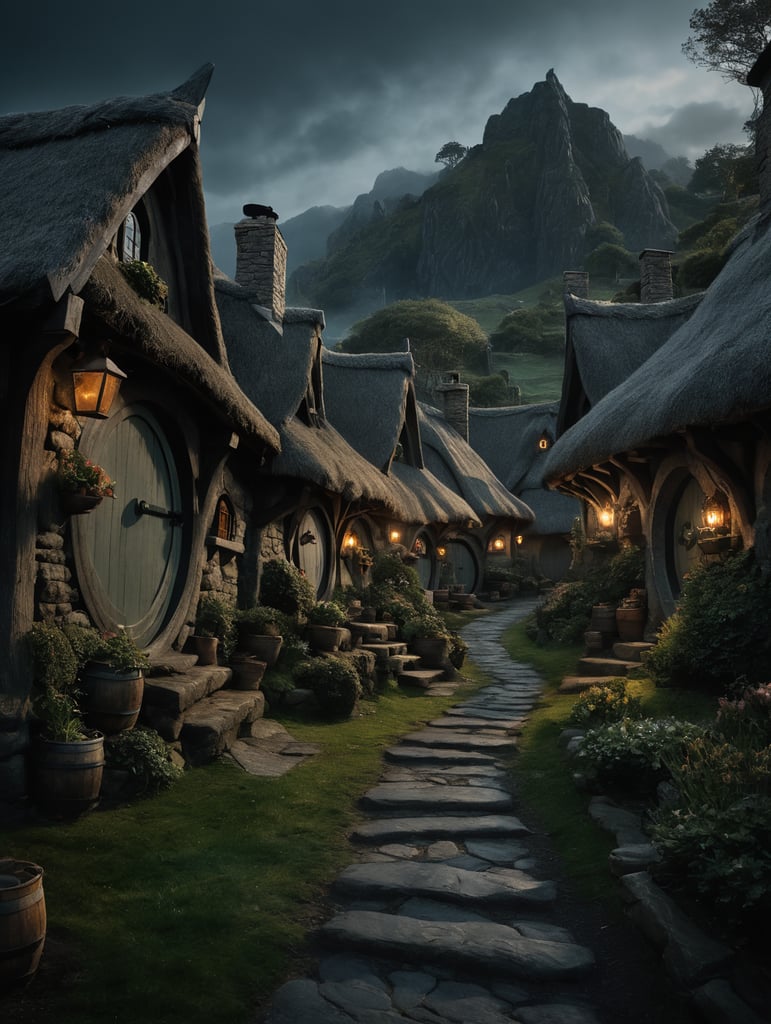 Magic hobbits village