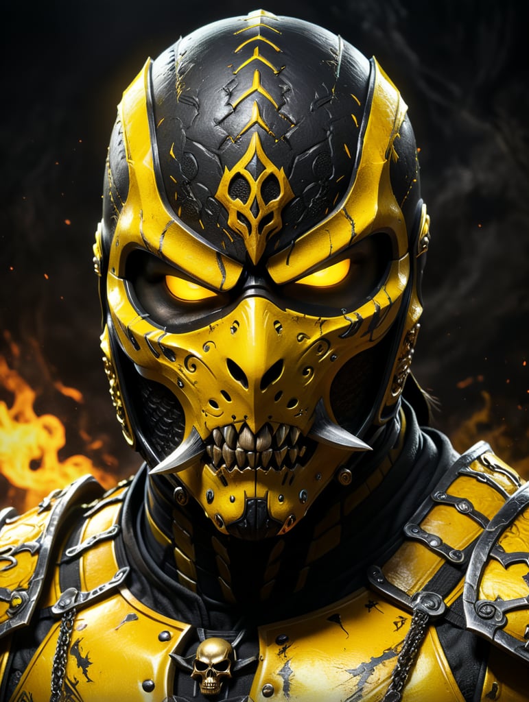 Mortal kombat scorpion ninja outfit