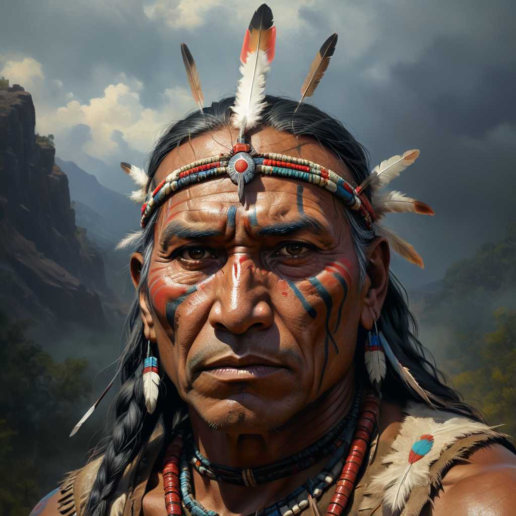 Native Americans Illustration