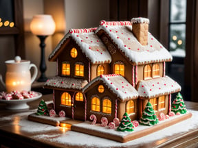 gingerbread house - AI-generated images with Lumenor AI
