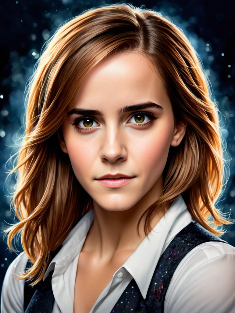 Portrait of Emma Watson, Harry Potter