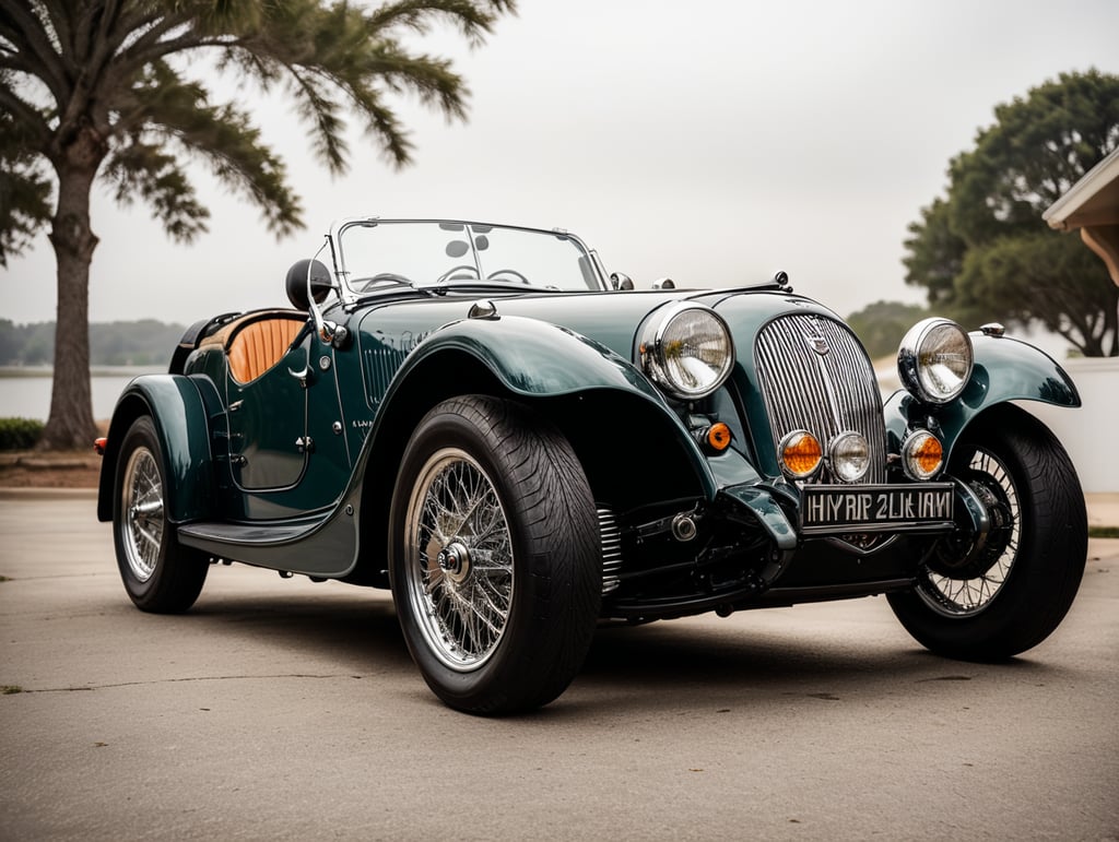 Morgan Roadster CON FONDO BLANCO