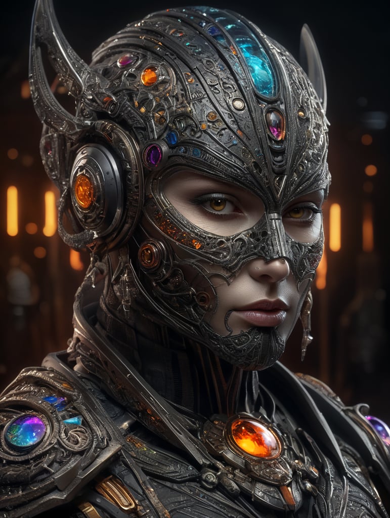 Futuristic and colourful skincare brand