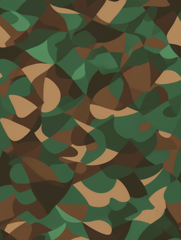 Premium Free ai Images | seamless camouflage pattern green and brown ...