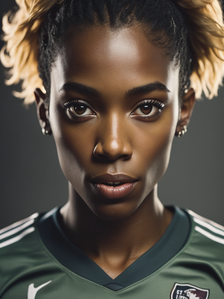 Epic Portrait of a Women Soccer Player, Fifa Women's World Cup, South Africa