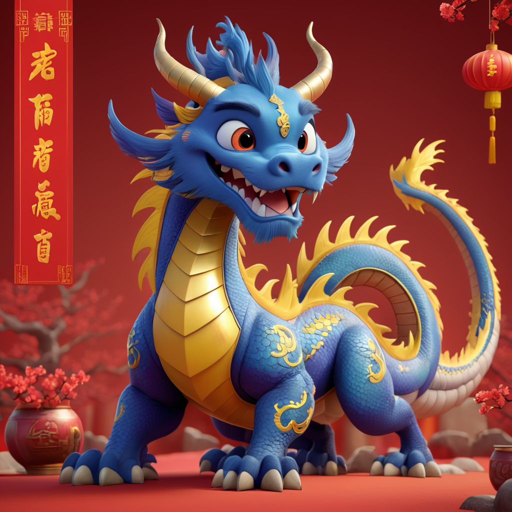 mongolia, lunar new year, dragon
