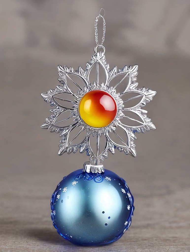 sun small glass glass figure, Christmas toy for the Christmas tree