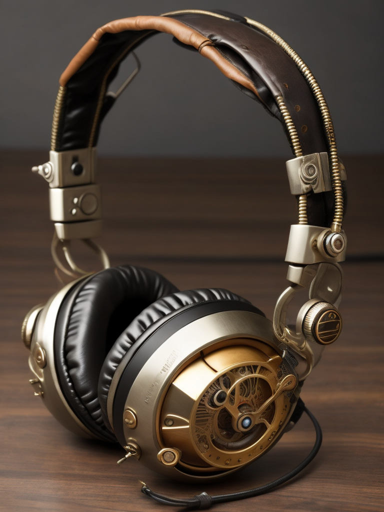Steampunk headphones