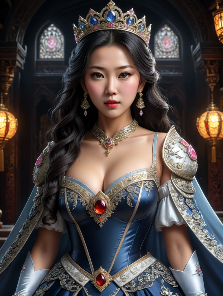 Heung min son dressed as princess in cartoon format