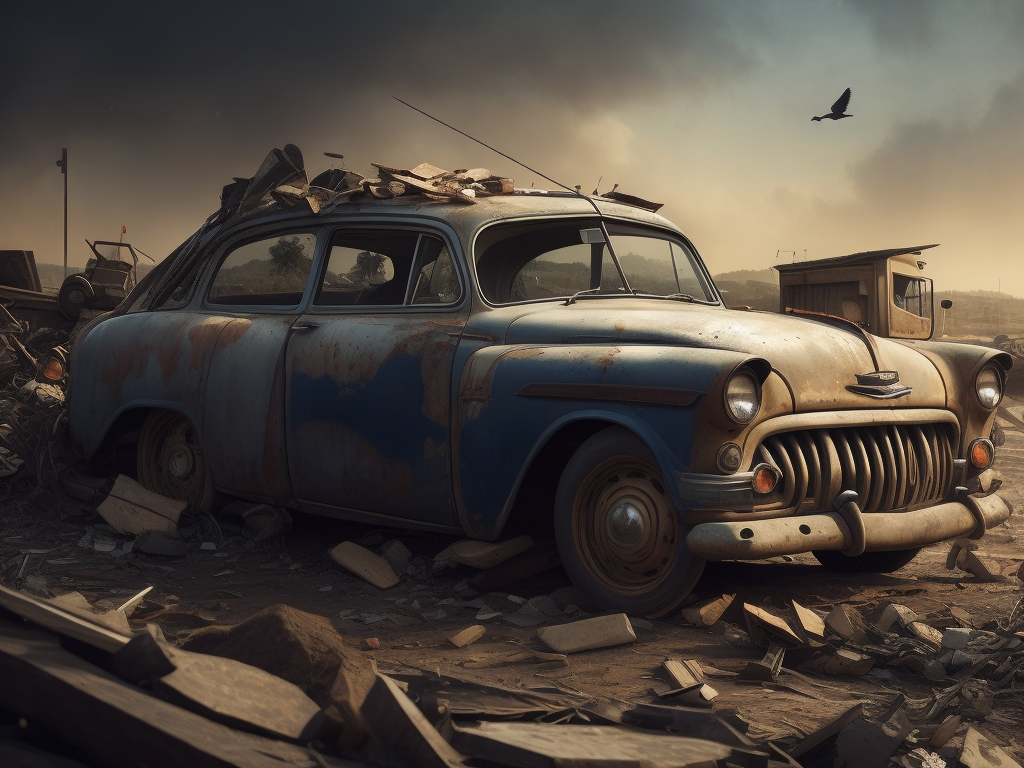 A Facebook advertisement targeted to attract the attention of men that buy junk cars for scrap recycling